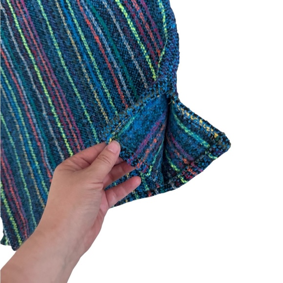 Colorful Striped Women's Hoodie - Picture 6 of 9